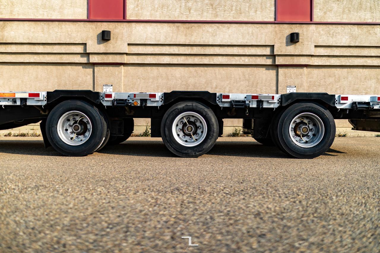 2017 Lode King 53 FT Aluminum/Steel Combo Double Step Flat Deck Trailer Red Deer AB