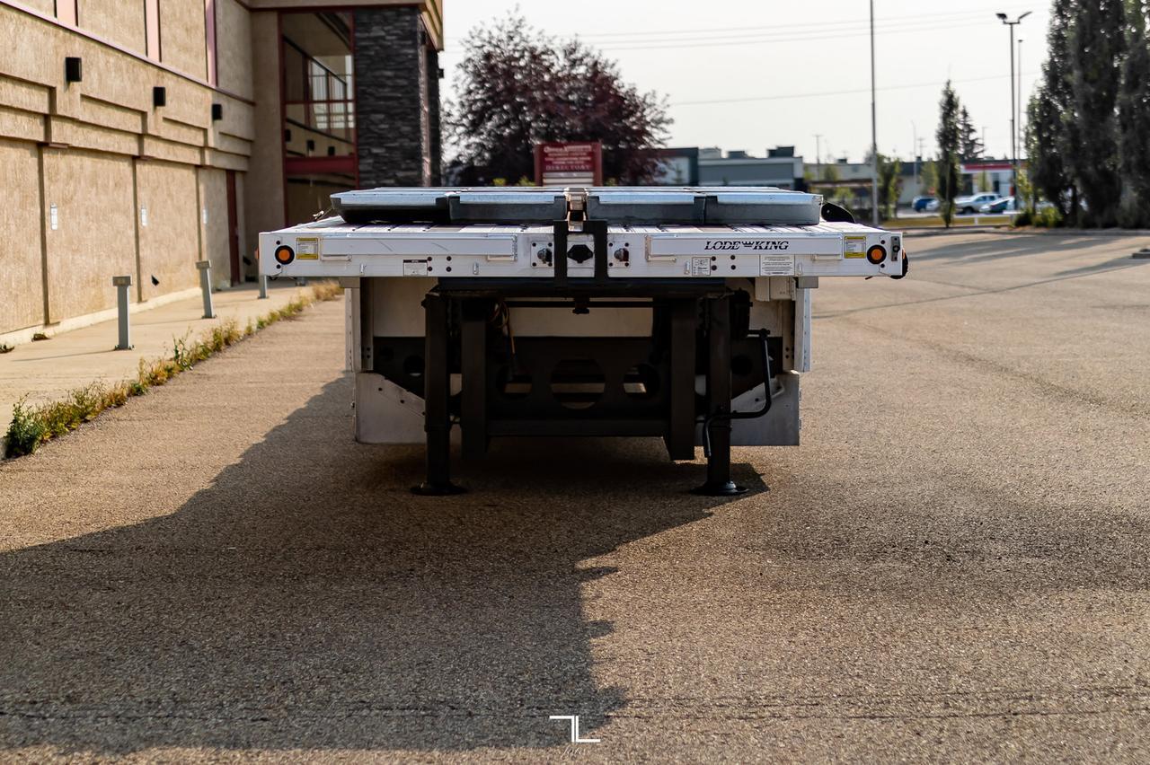2017 Lode King 53 FT Aluminum/Steel Combo Double Step Flat Deck Trailer Red Deer AB