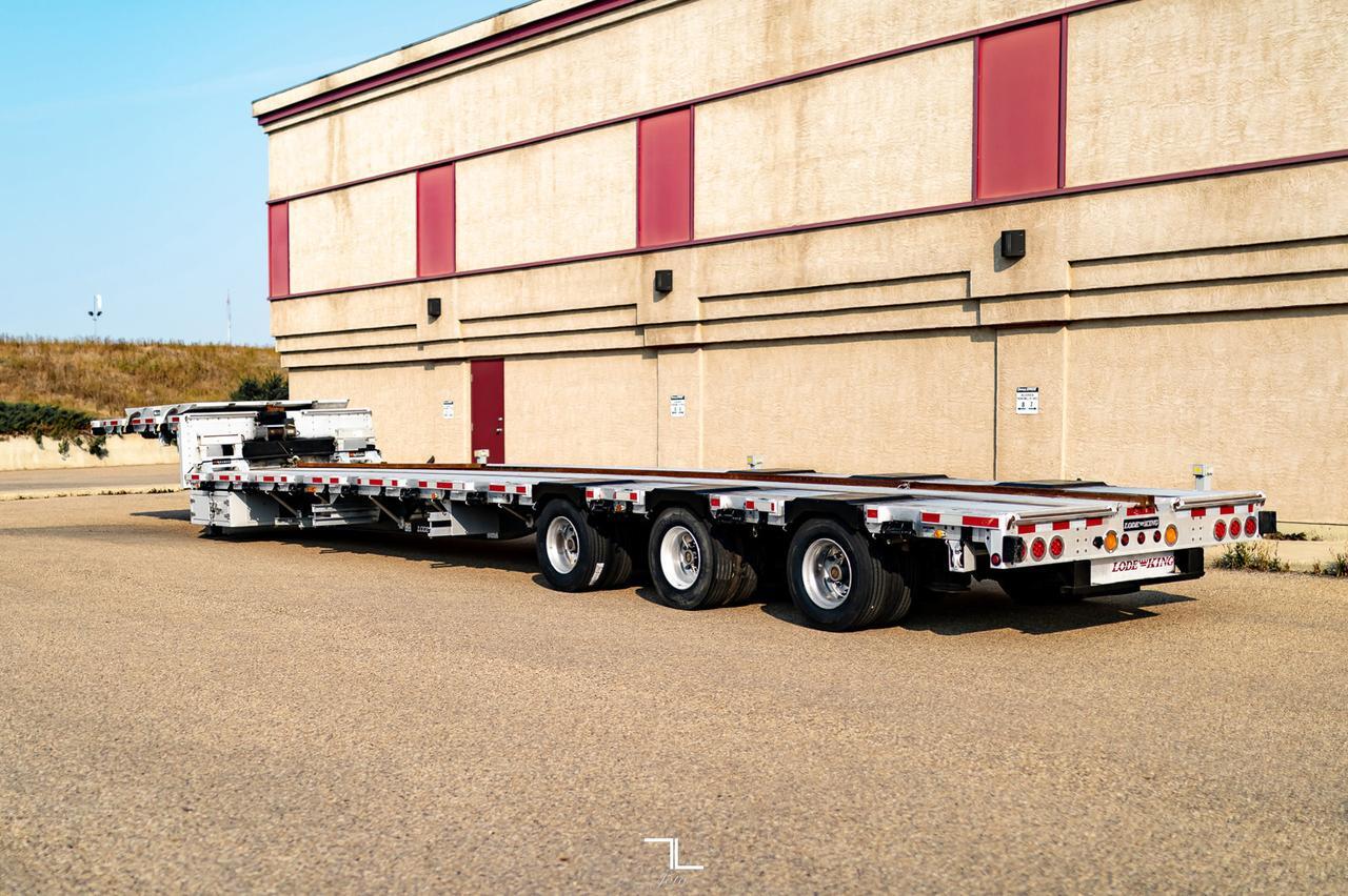 2017 Lode King 53 FT Aluminum/Steel Combo Double Step Flat Deck Trailer Red Deer AB