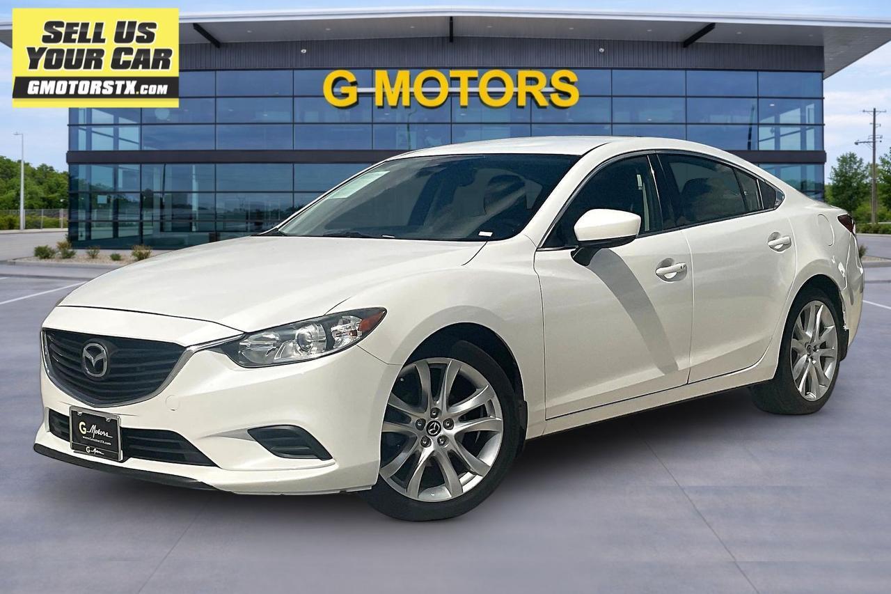 White 2017 Mazda MAZDA6 Sedan Front-Wheel Drive Automatic