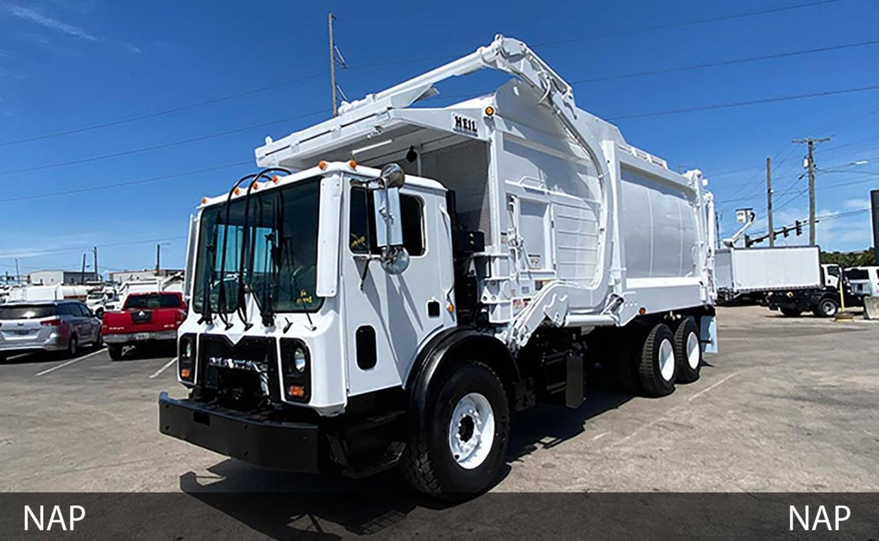 2017 Mack MRU613 40 Yard New way Front Loader Garbage Truck Tampa FL