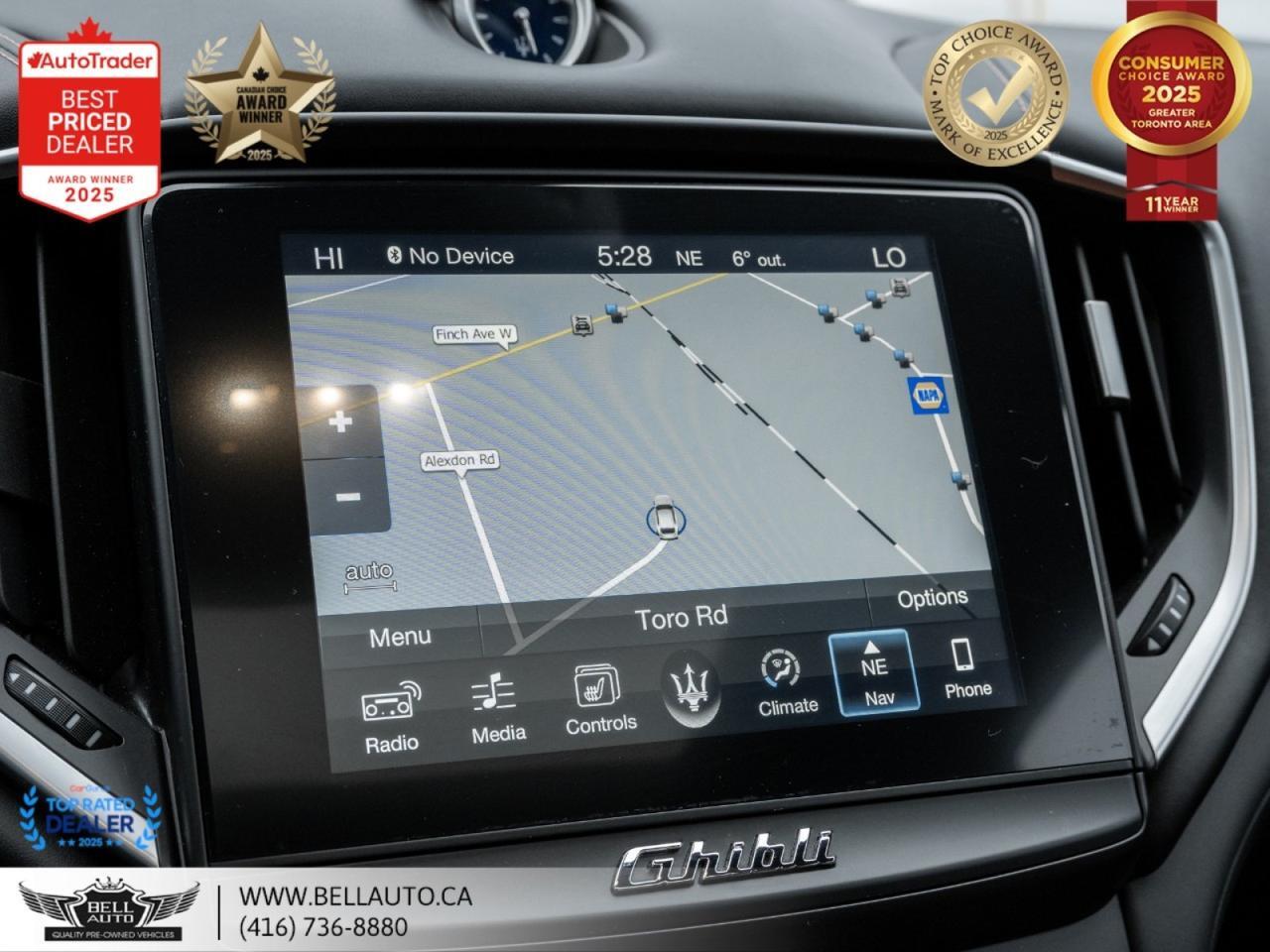 2017 Maserati Ghibli S Q4 | NAVI | B.CAM | HARMAN | SUNROOF | NOACCIDENT Toronto ON