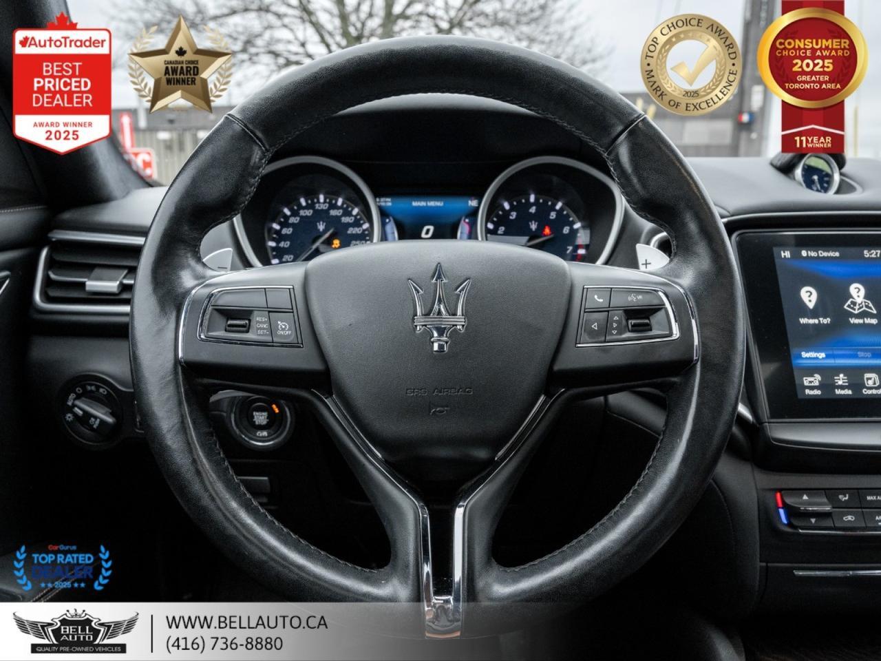 2017 Maserati Ghibli S Q4 | NAVI | B.CAM | HARMAN | SUNROOF | NOACCIDENT Toronto ON