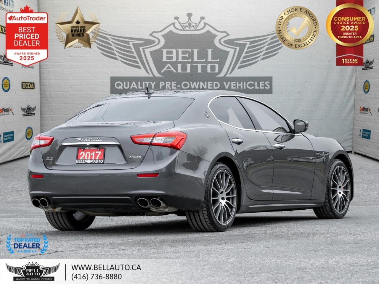 2017 Maserati Ghibli S Q4 | NAVI | B.CAM | HARMAN | SUNROOF | NOACCIDENT Toronto ON