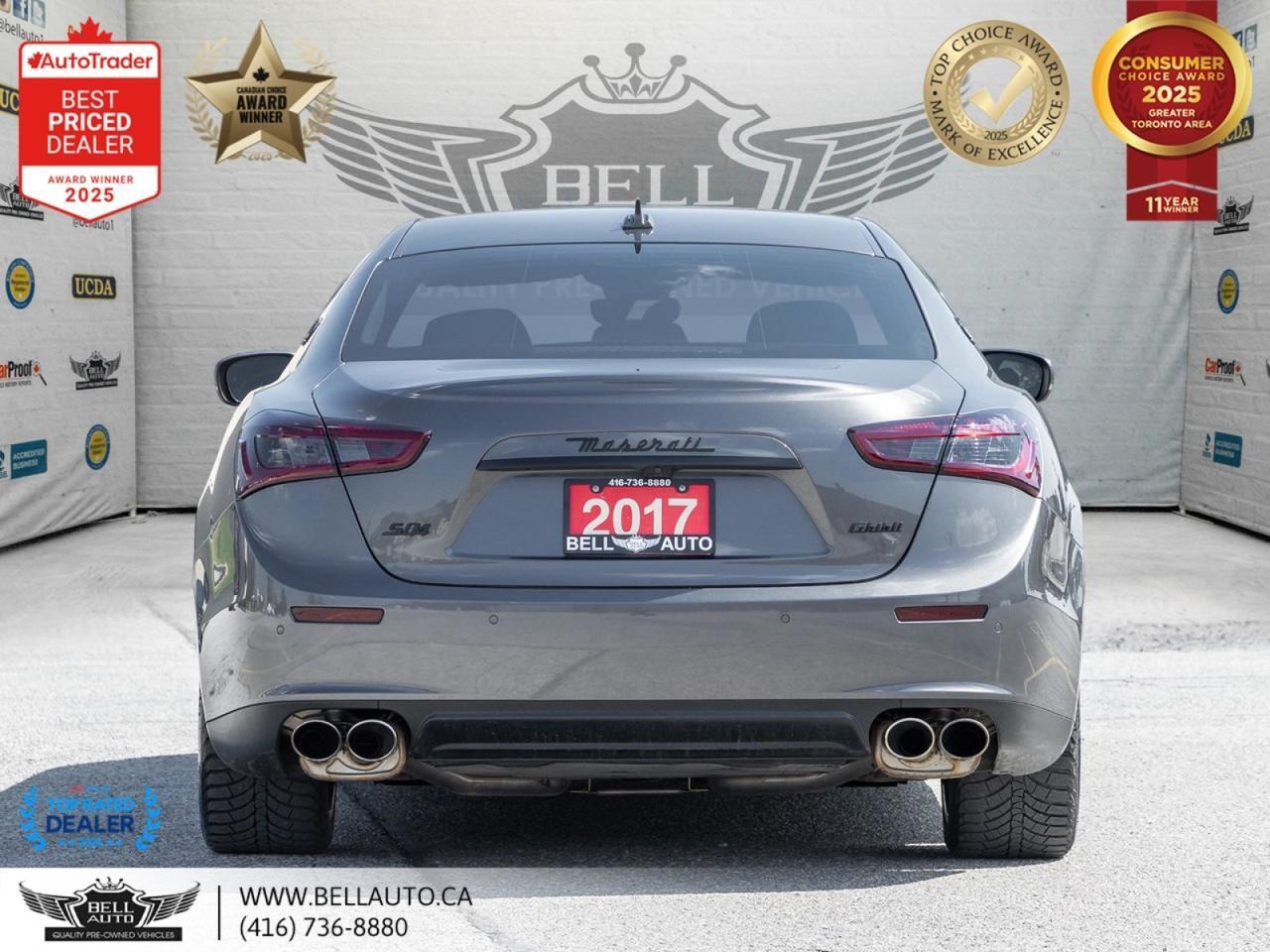 2017 Maserati Ghibli S Q4 | ZEGNA | NAVI | B.CAM | HARMAN | SUNROOF | NOACCIDENT Toronto ON
