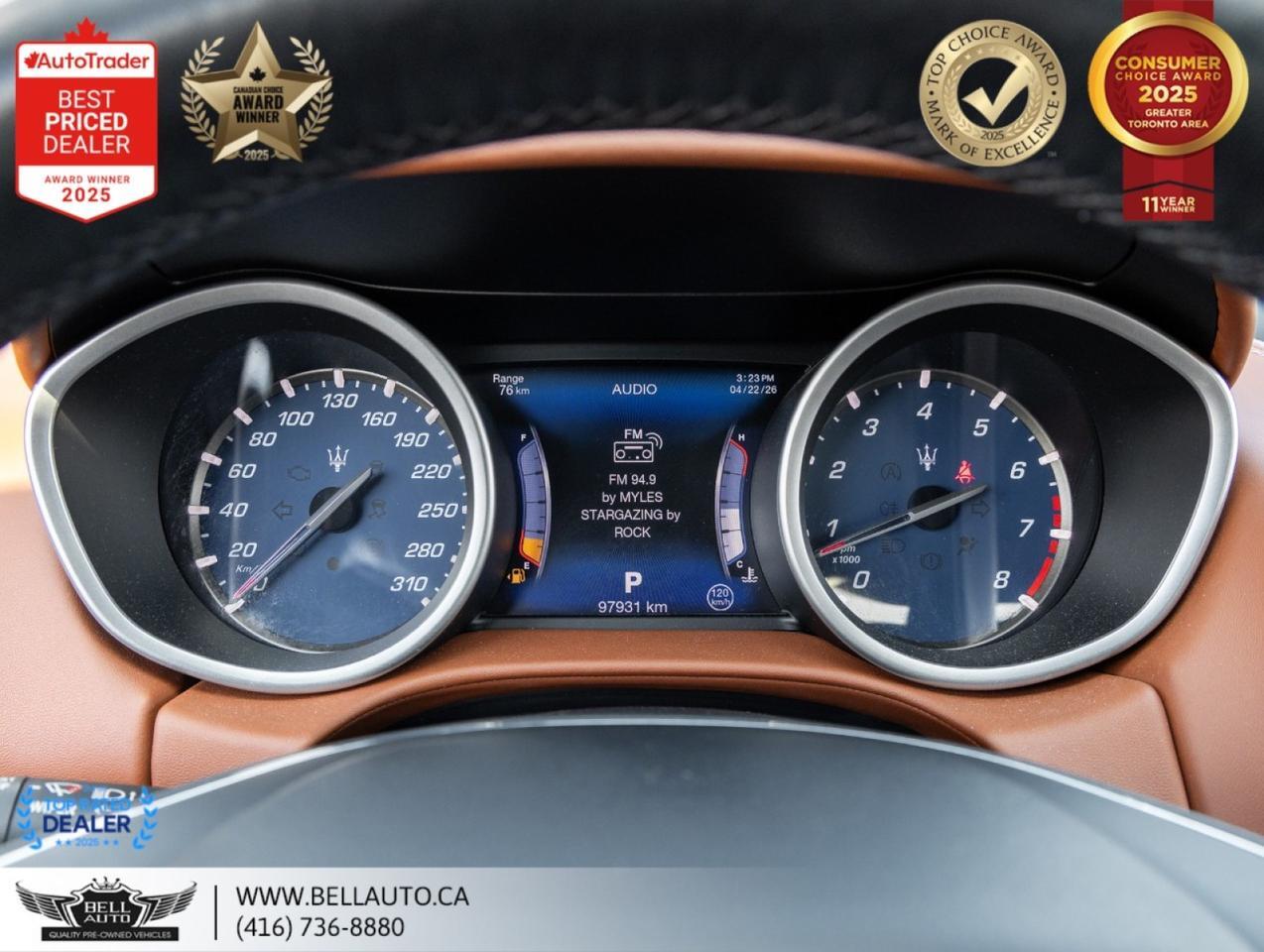 2017 Maserati Ghibli S Q4 | ZEGNA | NAVI | B.CAM | HARMAN | SUNROOF | NOACCIDENT Toronto ON