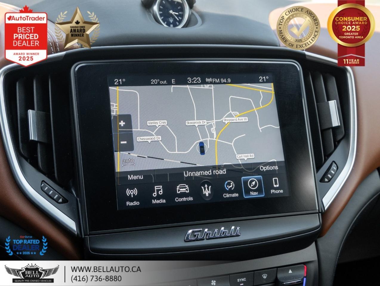 2017 Maserati Ghibli S Q4 | ZEGNA | NAVI | B.CAM | HARMAN | SUNROOF | NOACCIDENT Toronto ON