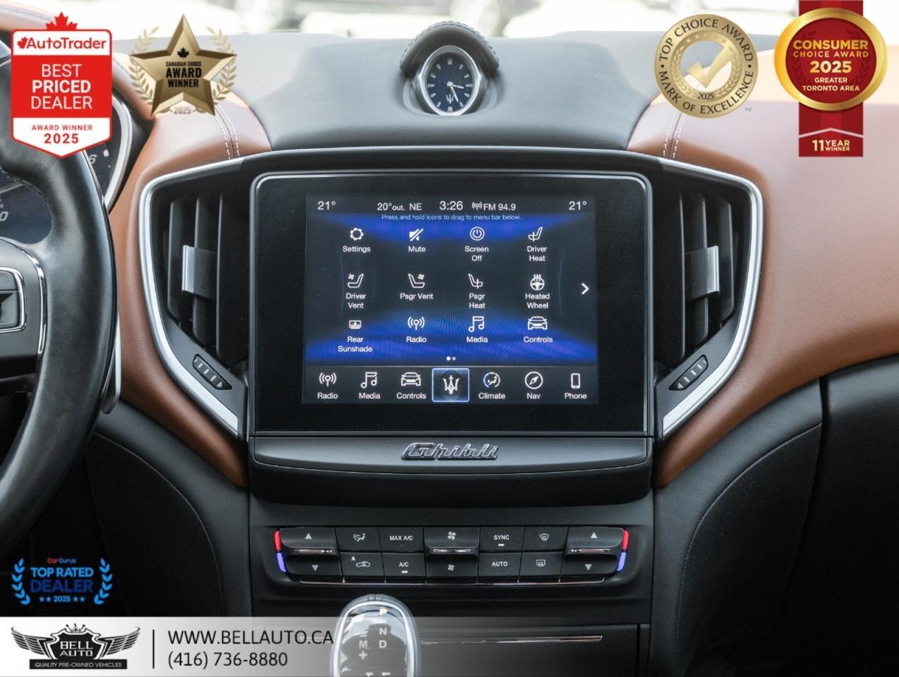 2017 Maserati Ghibli S Q4 | ZEGNA | NAVI | B.CAM | HARMAN | SUNROOF | NOACCIDENT Toronto ON