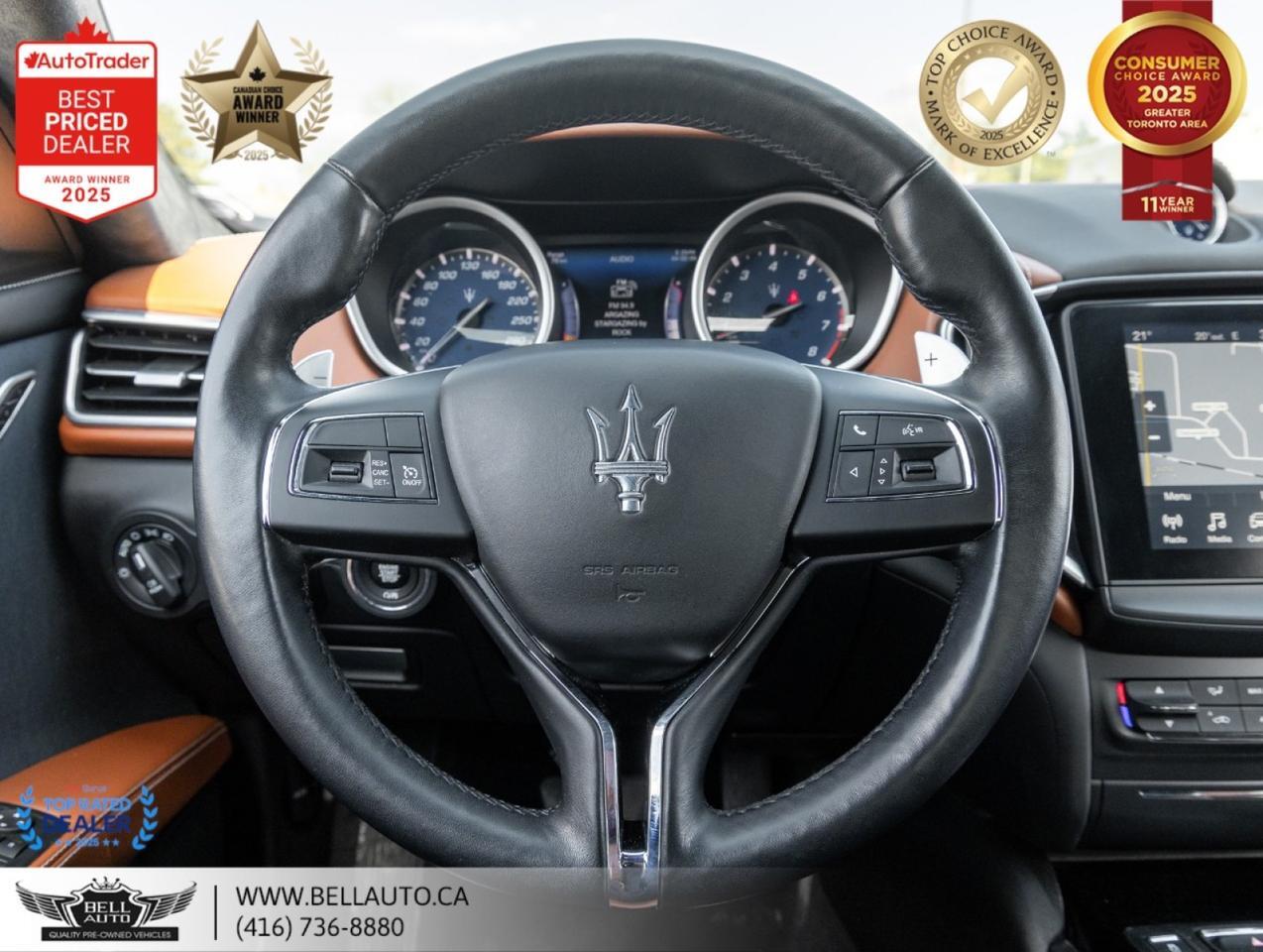 2017 Maserati Ghibli S Q4 | ZEGNA | NAVI | B.CAM | HARMAN | SUNROOF | NOACCIDENT Toronto ON