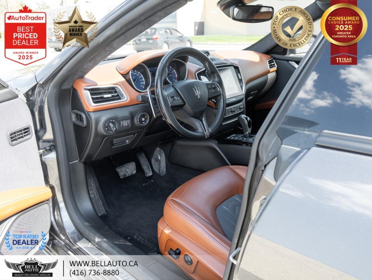 2017 Maserati Ghibli S Q4 | ZEGNA | NAVI | B.CAM | HARMAN | SUNROOF | NOACCIDENT Toronto ON