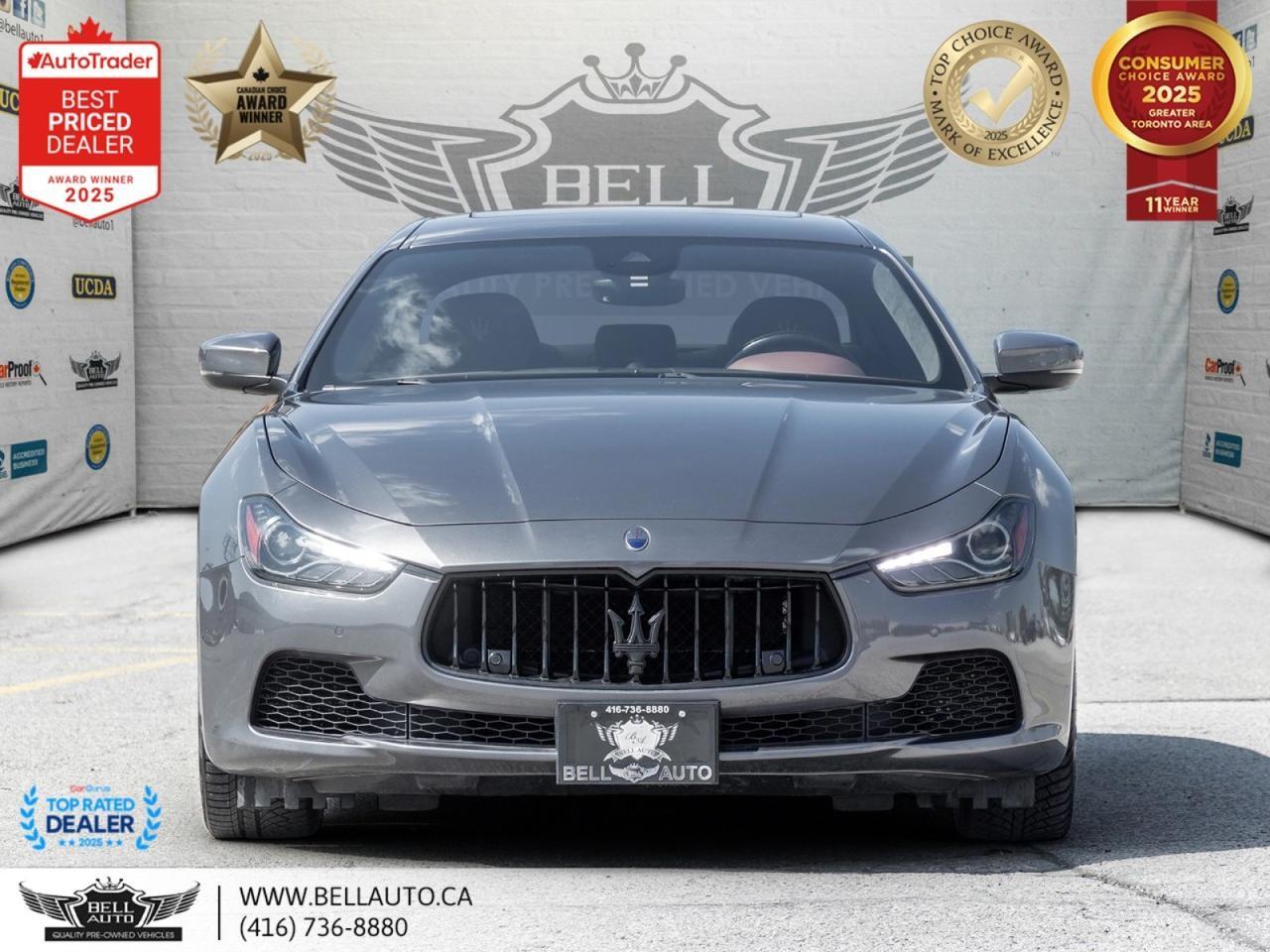 2017 Maserati Ghibli S Q4 | ZEGNA | NAVI | B.CAM | HARMAN | SUNROOF | NOACCIDENT Toronto ON