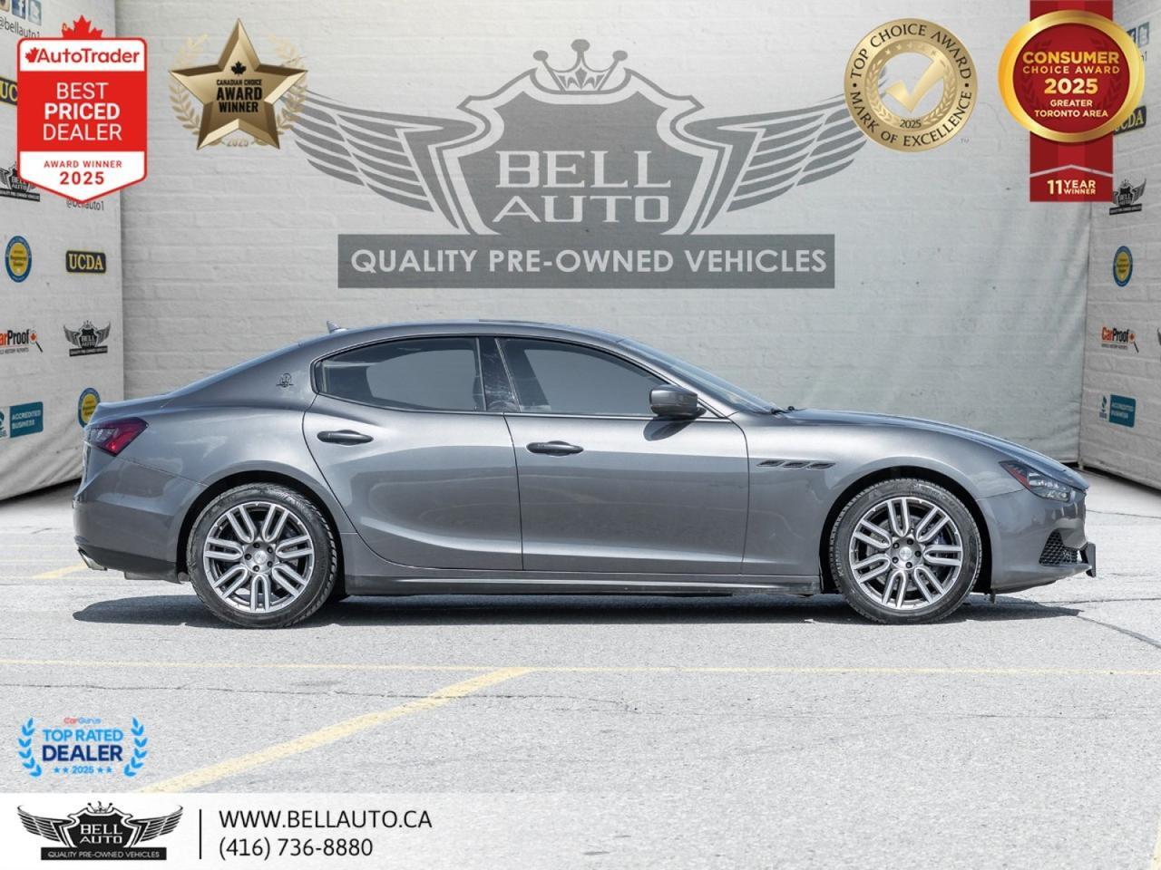 2017 Maserati Ghibli S Q4 | ZEGNA | NAVI | B.CAM | HARMAN | SUNROOF | NOACCIDENT Toronto ON