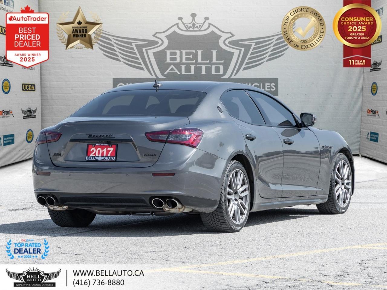 2017 Maserati Ghibli S Q4 | ZEGNA | NAVI | B.CAM | HARMAN | SUNROOF | NOACCIDENT Toronto ON