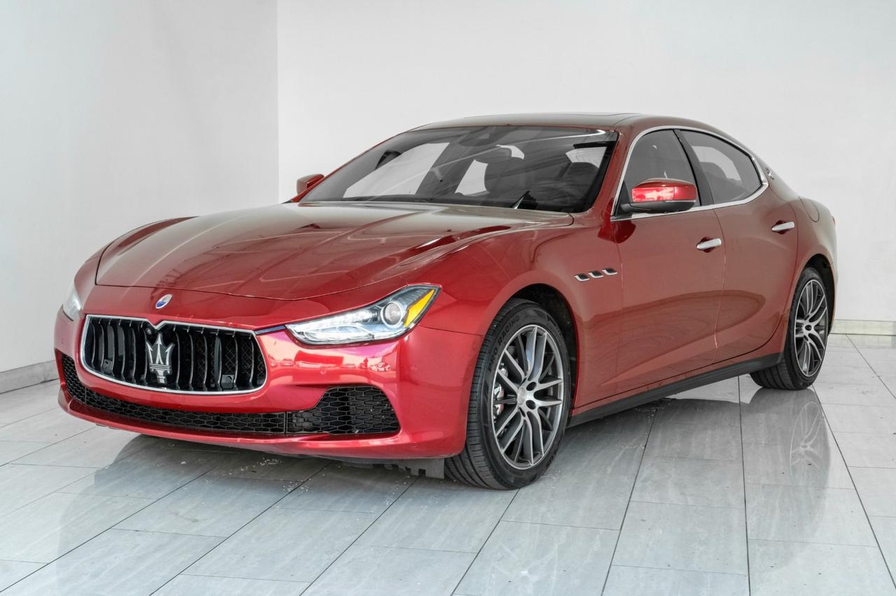 2017 Maserati Ghibli S Q4 AWD BLIND SPOT ASSIST NAVIGATION SUNROOF LEATHER HEATED SEATS REAR CAMERA Carrollton TX