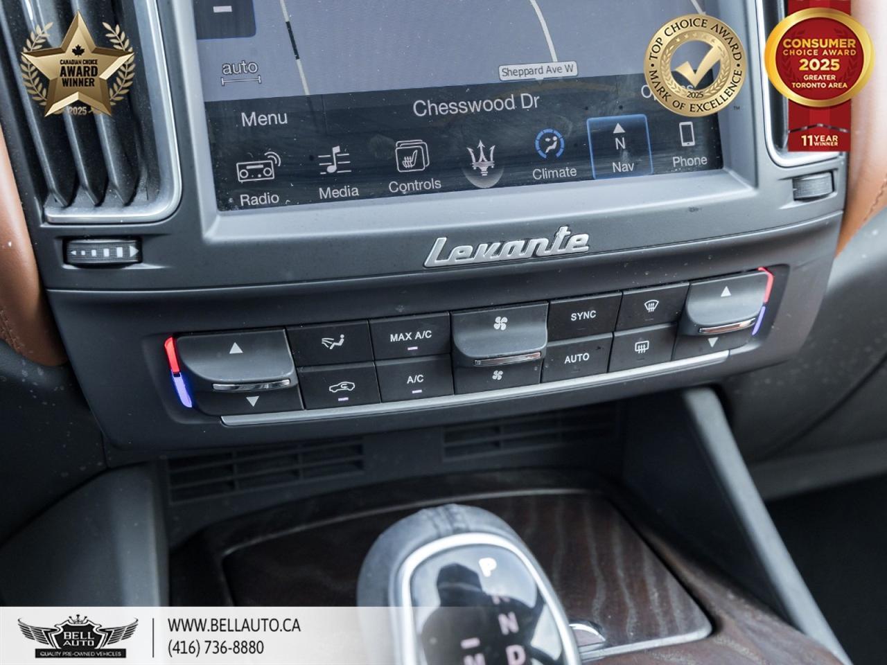 2017 Maserati Levante | 20"LEVANTE NEREO WHEELS | PANORAMIC ROOF | HARMAN KARDON | XENON HEADLIGHTS | POWER & MEMORY SEATS Toronto ON