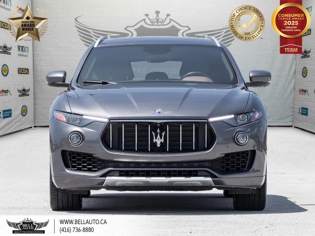 2017 Maserati Levante | 20"LEVANTE NEREO WHEELS | PANORAMIC ROOF | HARMAN KARDON | XENON HEADLIGHTS | POWER & MEMORY SEATS Toronto ON