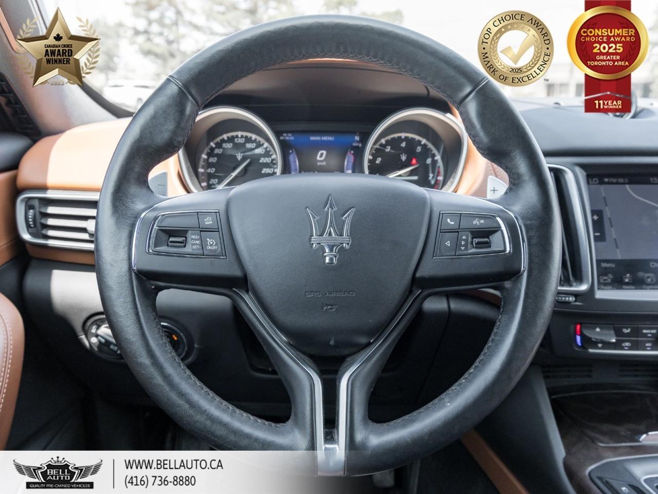2017 Maserati Levante | 20"LEVANTE NEREO WHEELS | PANORAMIC ROOF | HARMAN KARDON | XENON HEADLIGHTS | POWER & MEMORY SEATS Toronto ON
