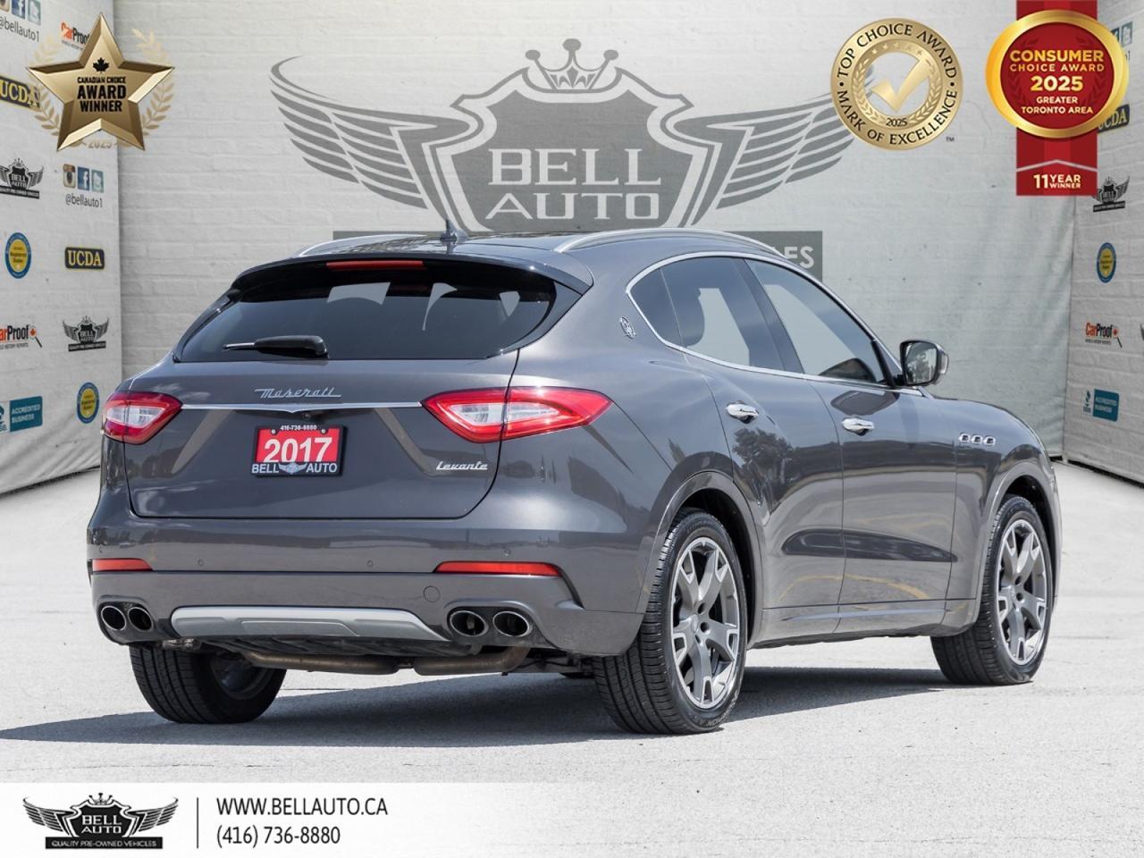2017 Maserati Levante | 20"LEVANTE NEREO WHEELS | PANORAMIC ROOF | HARMAN KARDON | XENON HEADLIGHTS | POWER & MEMORY SEATS Toronto ON