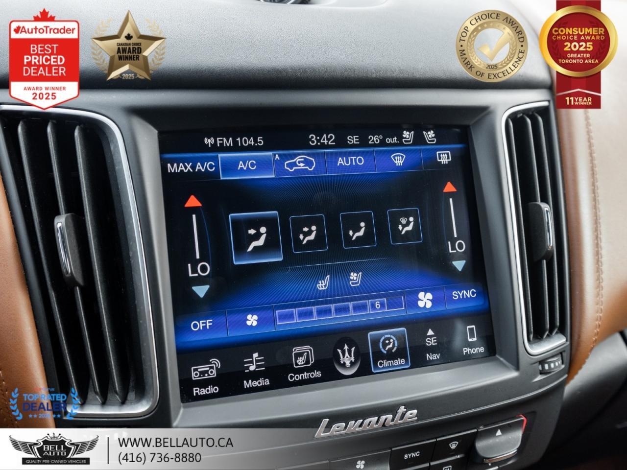 2017 Maserati Levante 3.0L LUXURY | NAVI | 360CAM | PANO | HARMAN | NOACCIDENT Toronto ON