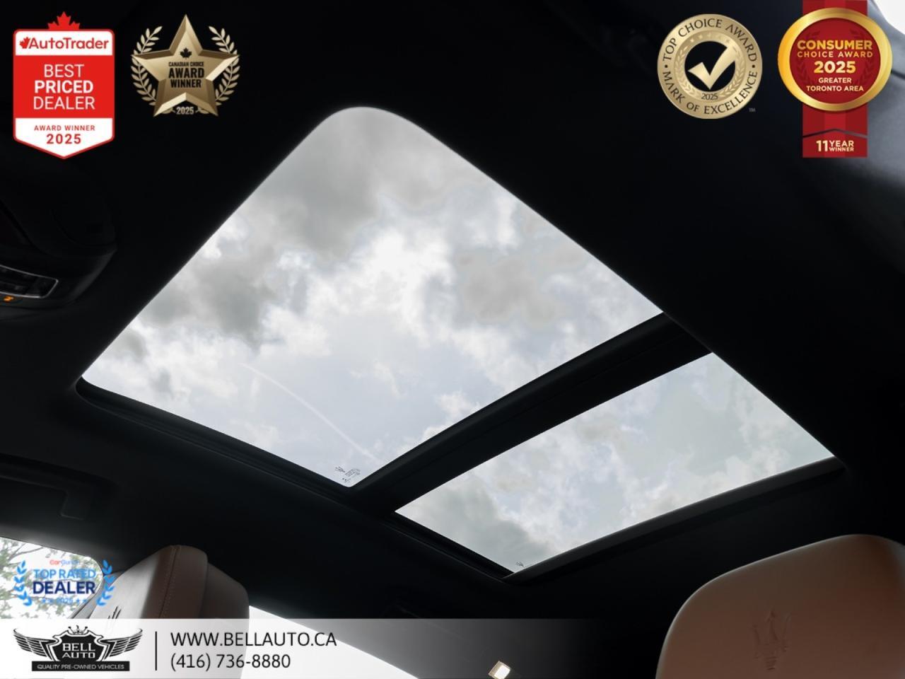2017 Maserati Levante 3.0L PANOROOF B.CAM MMRYSEAT NOACCIDENT Toronto ON