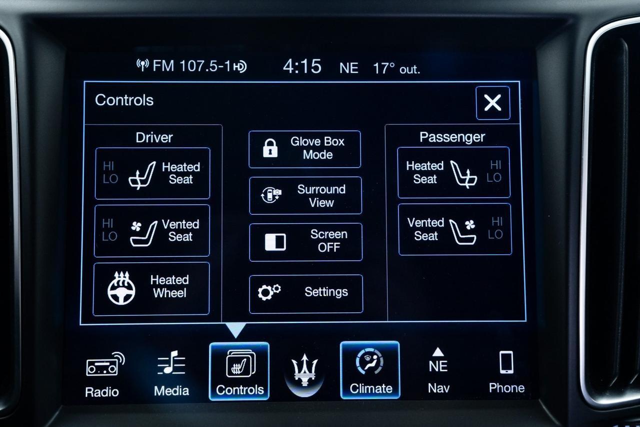 2017 Maserati Levante S Vented 12-Way Power Front Bucket Seats Harman/Kard Portland OR