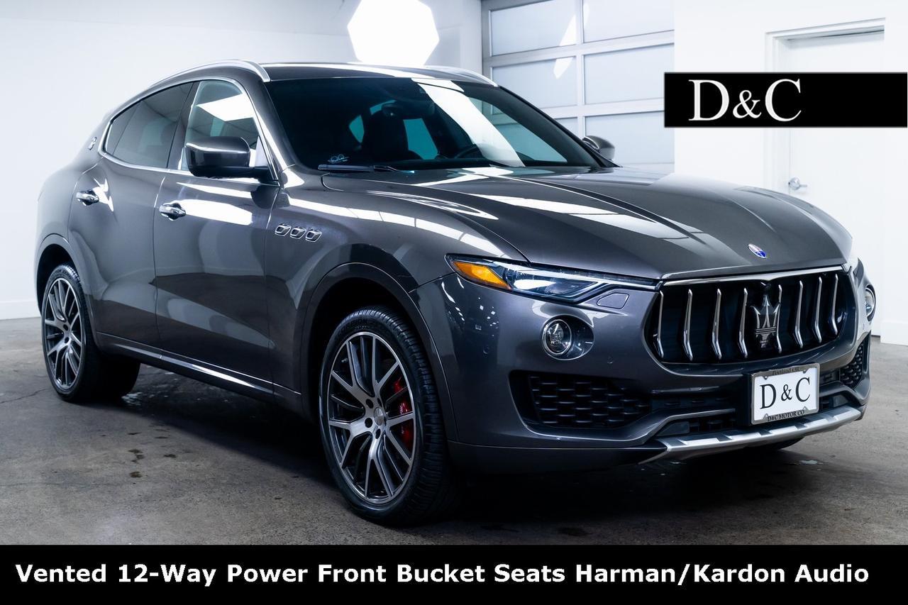 2017 Maserati Levante S Vented 12-Way Power Front Bucket Seats Harman/Kard