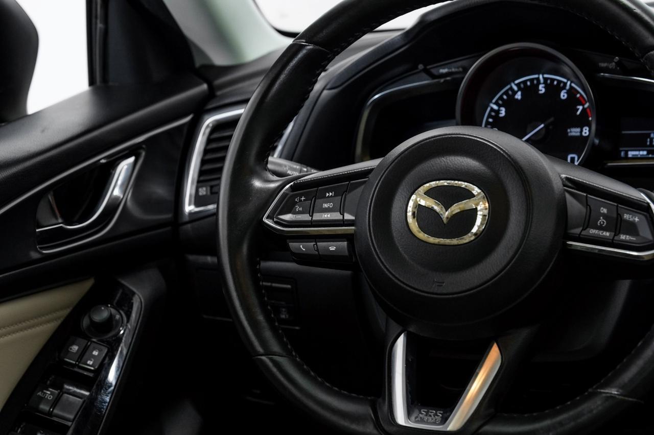 2017 Mazda Mazda3 GRAND TOURING BLIND SPOT SUNROOF LEATHER HEATED SEATS REAR CAMERA KEYLESS START Carrollton TX