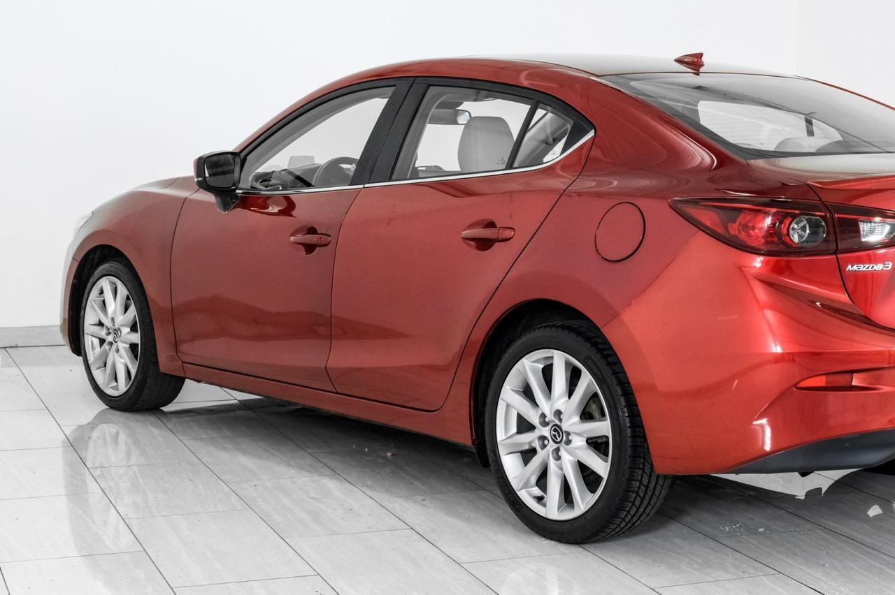 2017 Mazda Mazda3 GRAND TOURING BLIND SPOT SUNROOF LEATHER HEATED SEATS REAR CAMERA KEYLESS START Carrollton TX