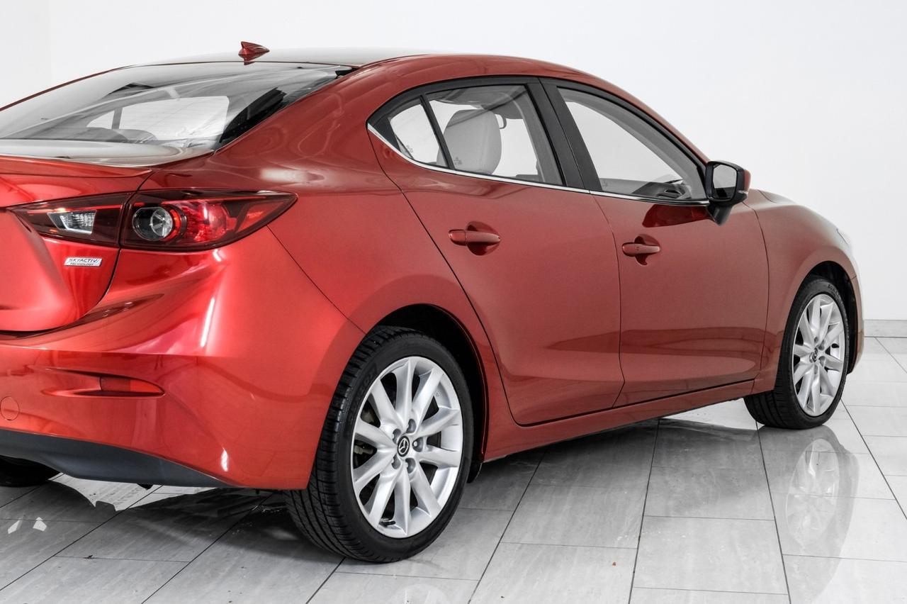 2017 Mazda Mazda3 GRAND TOURING BLIND SPOT SUNROOF LEATHER HEATED SEATS REAR CAMERA KEYLESS START Carrollton TX