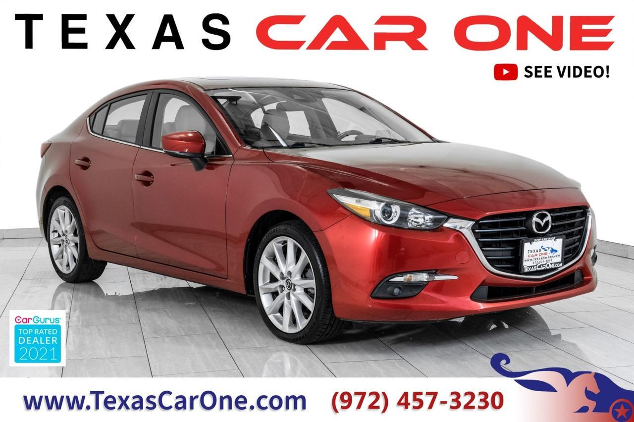 2017 Mazda Mazda3 GRAND TOURING BLIND SPOT SUNROOF LEATHER HEATED SEATS REAR CAMERA KEYLESS START Carrollton TX