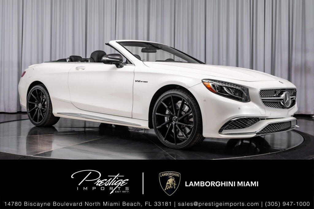 2017 Mercedes-Benz AMG S65 Cabriolet