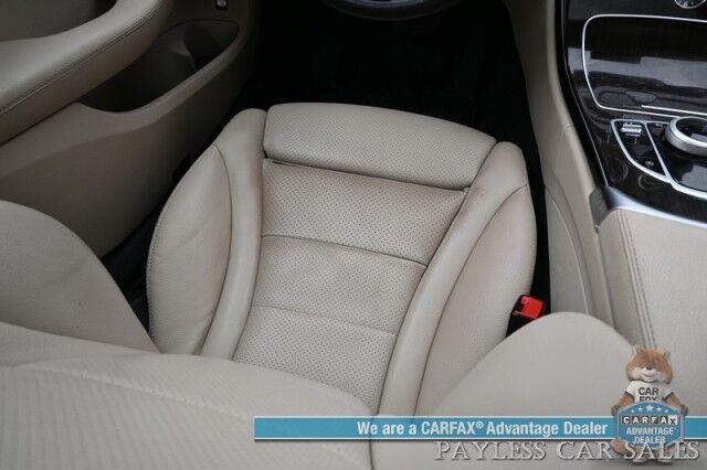 2017 Mercedes-Benz C 300 / AWD / Premium Pkg / Power & Heated Leather Seats / Navigation / Panoramic Sunroof / Blind Spot Alert / Bluetooth / Back Up Camera / Cruise Control / Keyless Entry / 31 MPG / Only 62K Miles Anchorage AK