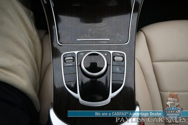 2017 Mercedes-Benz C 300 / AWD / Premium Pkg / Power & Heated Leather Seats / Navigation / Panoramic Sunroof / Blind Spot Alert / Bluetooth / Back Up Camera / Cruise Control / Keyless Entry / 31 MPG / Only 62K Miles Anchorage AK
