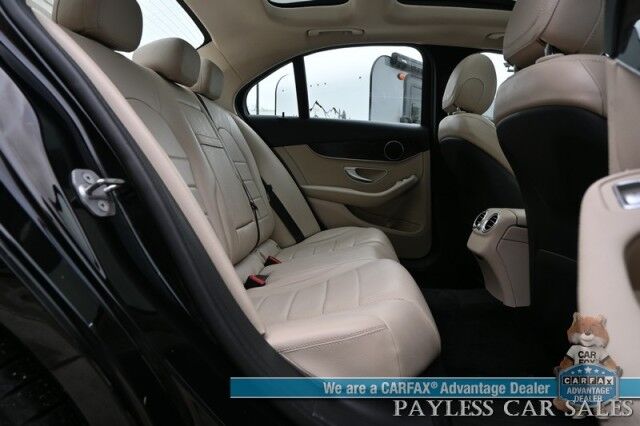2017 Mercedes-Benz C 300 / AWD / Premium Pkg / Power & Heated Leather Seats / Navigation / Panoramic Sunroof / Blind Spot Alert / Bluetooth / Back Up Camera / Cruise Control / Keyless Entry / 31 MPG / Only 62K Miles Anchorage AK