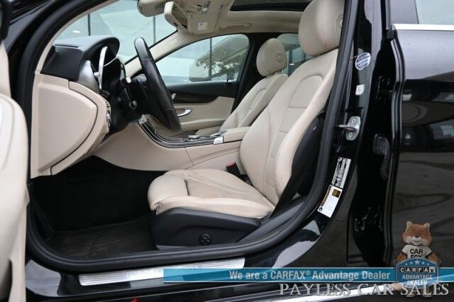 2017 Mercedes-Benz C 300 / AWD / Premium Pkg / Power & Heated Leather Seats / Navigation / Panoramic Sunroof / Blind Spot Alert / Bluetooth / Back Up Camera / Cruise Control / Keyless Entry / 31 MPG / Only 62K Miles Anchorage AK