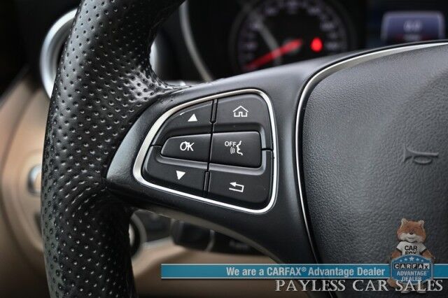 2017 Mercedes-Benz C 300 / AWD / Premium Pkg / Power & Heated Leather Seats / Navigation / Panoramic Sunroof / Blind Spot Alert / Bluetooth / Back Up Camera / Cruise Control / Keyless Entry / 31 MPG / Only 62K Miles Anchorage AK