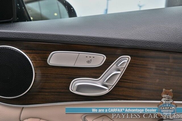 2017 Mercedes-Benz C 300 / AWD / Premium Pkg / Power & Heated Leather Seats / Navigation / Panoramic Sunroof / Blind Spot Alert / Bluetooth / Back Up Camera / Cruise Control / Keyless Entry / 31 MPG / Only 62K Miles Anchorage AK