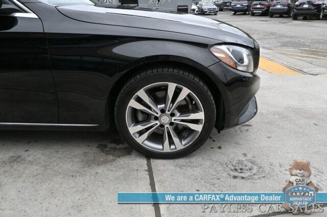 2017 Mercedes-Benz C 300 / AWD / Premium Pkg / Power & Heated Leather Seats / Navigation / Panoramic Sunroof / Blind Spot Alert / Bluetooth / Back Up Camera / Cruise Control / Keyless Entry / 31 MPG / Only 62K Miles Anchorage AK