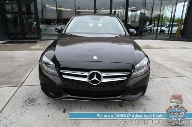 2017 Mercedes-Benz C 300 / AWD / Premium Pkg / Power & Heated Leather Seats / Navigation / Panoramic Sunroof / Blind Spot Alert / Bluetooth / Back Up Camera / Cruise Control / Keyless Entry / 31 MPG / Only 62K Miles Anchorage AK