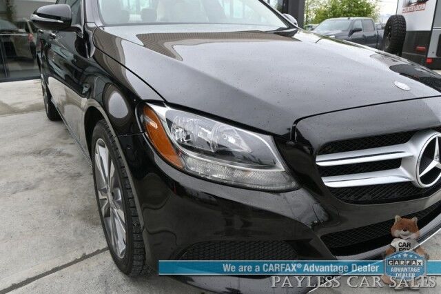 2017 Mercedes-Benz C 300 / AWD / Premium Pkg / Power & Heated Leather Seats / Navigation / Panoramic Sunroof / Blind Spot Alert / Bluetooth / Back Up Camera / Cruise Control / Keyless Entry / 31 MPG / Only 62K Miles Anchorage AK