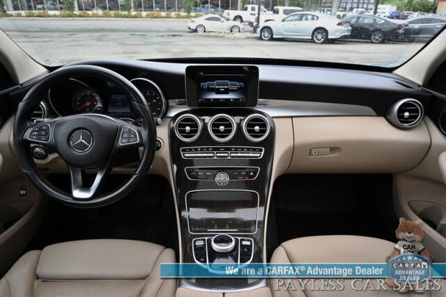 2017 Mercedes-Benz C 300 / AWD / Premium Pkg / Power & Heated Leather Seats / Navigation / Panoramic Sunroof / Blind Spot Alert / Bluetooth / Back Up Camera / Cruise Control / Keyless Entry / 31 MPG / Only 62K Miles Anchorage AK