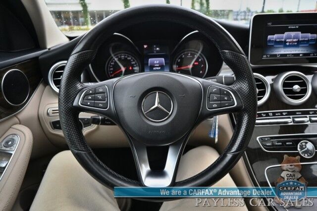 2017 Mercedes-Benz C 300 / AWD / Premium Pkg / Power & Heated Leather Seats / Navigation / Panoramic Sunroof / Blind Spot Alert / Bluetooth / Back Up Camera / Cruise Control / Keyless Entry / 31 MPG / Only 62K Miles Anchorage AK