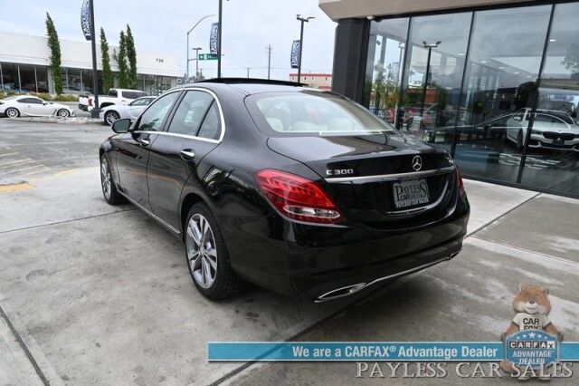 2017 Mercedes-Benz C 300 / AWD / Premium Pkg / Power & Heated Leather Seats / Navigation / Panoramic Sunroof / Blind Spot Alert / Bluetooth / Back Up Camera / Cruise Control / Keyless Entry / 31 MPG / Only 62K Miles Anchorage AK