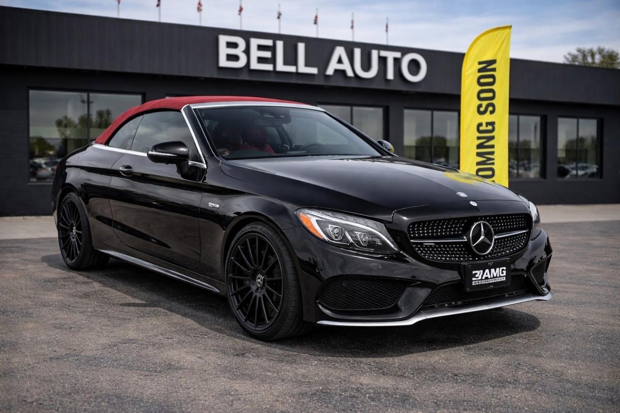 2017 Mercedes-Benz C-Class AMG C 43 BURMESTER PANO REDLTHR CONVERTIBLE NOACCIDENT