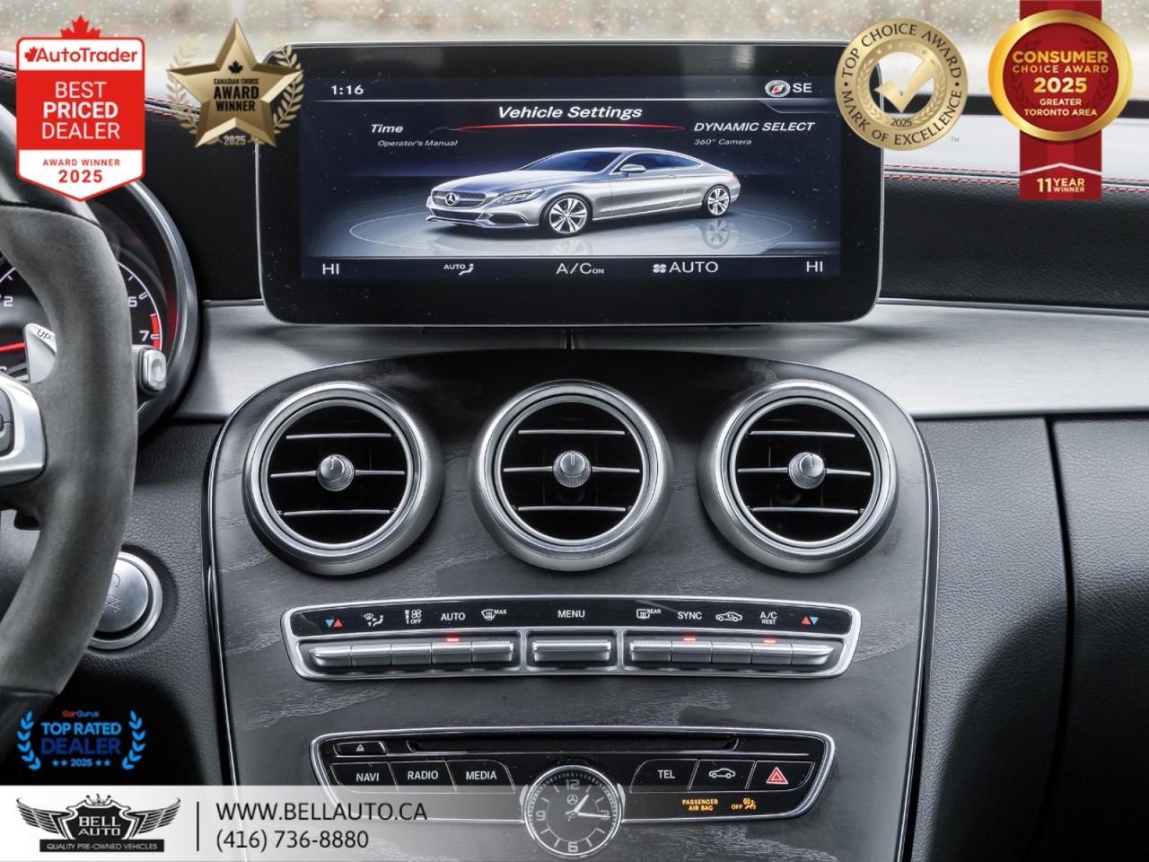 2017 Mercedes-Benz C-Class AMG C 43 NAVI B.CAM PANO BLUE GREEN WRAP AMG MULTI RIMS Toronto ON