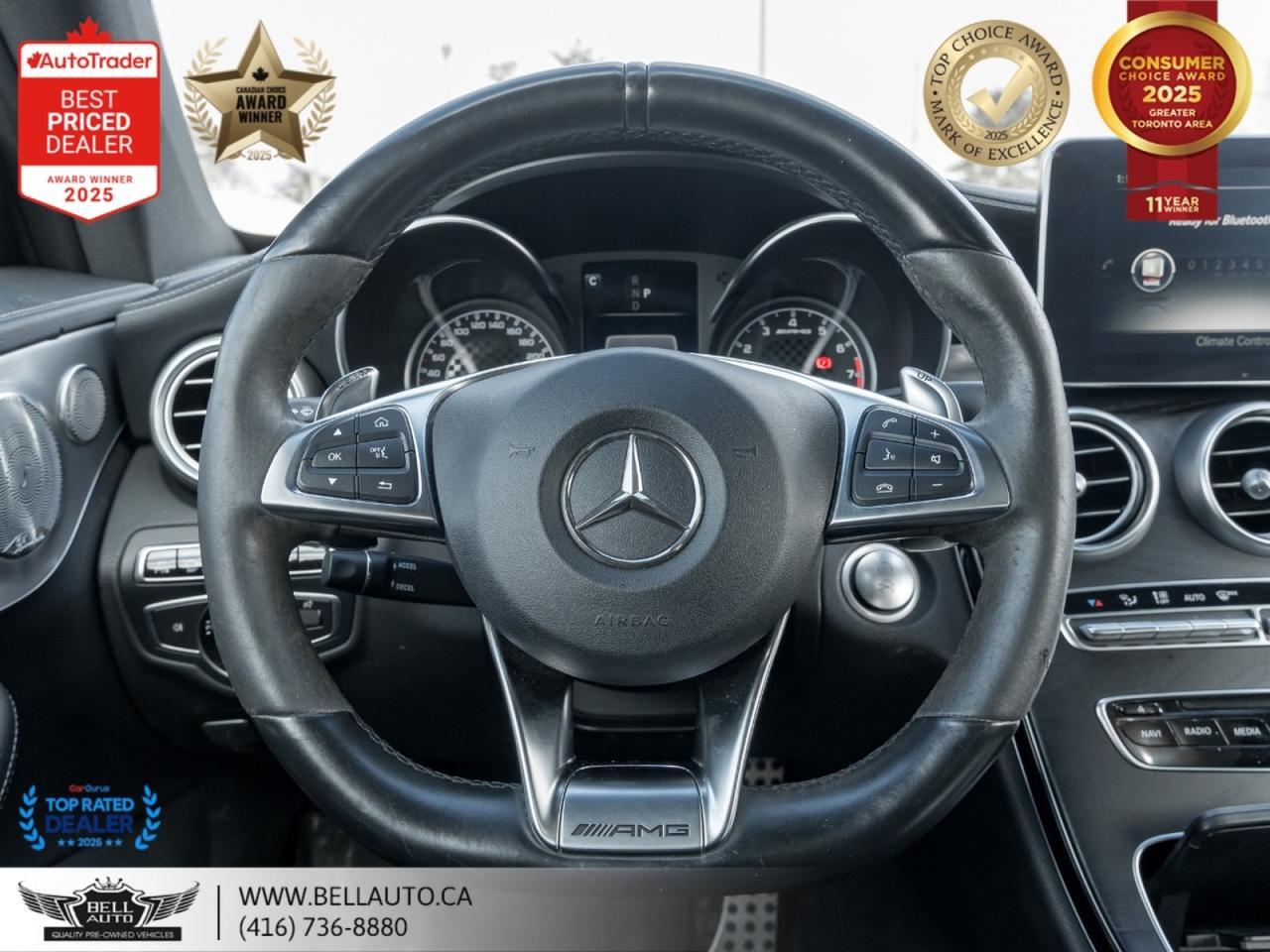 2017 Mercedes-Benz C-Class AMG C43 | NIGHTPKG | PRMPKG | NAVI | PANO | BRMSTR | NOACCIDENT Toronto ON