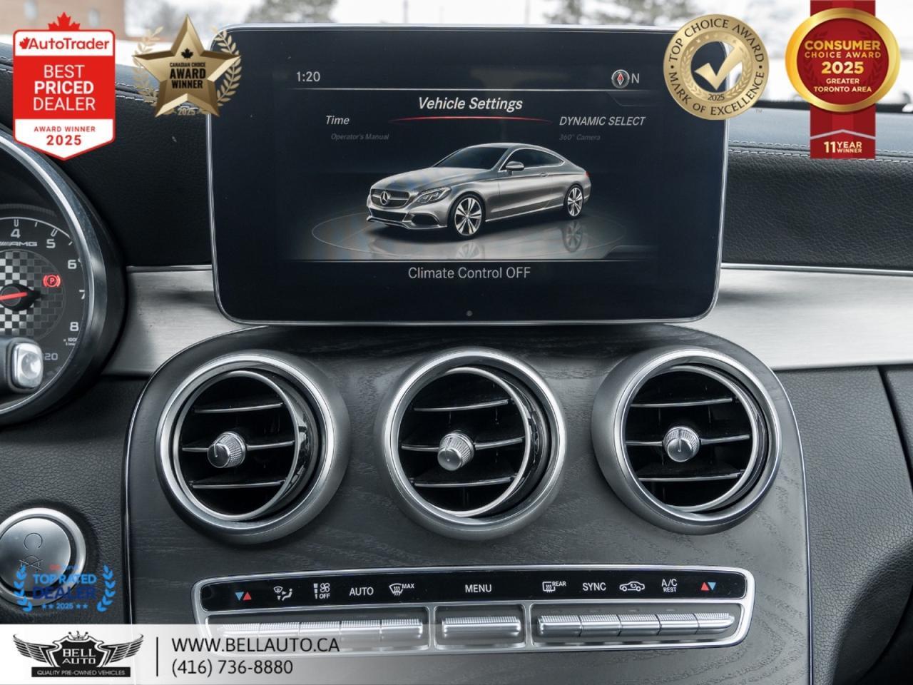 2017 Mercedes-Benz C-Class AMG C43 NIGHTPKG PRMPKG NAVI PANO BRMSTR NOACCIDENT Toronto ON