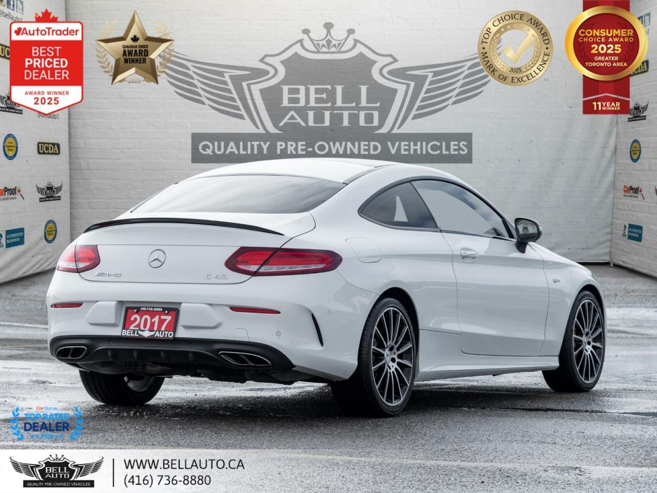 2017 Mercedes-Benz C-Class AMG C43 NIGHTPKG PRMPKG NAVI PANO BRMSTR NOACCIDENT Toronto ON