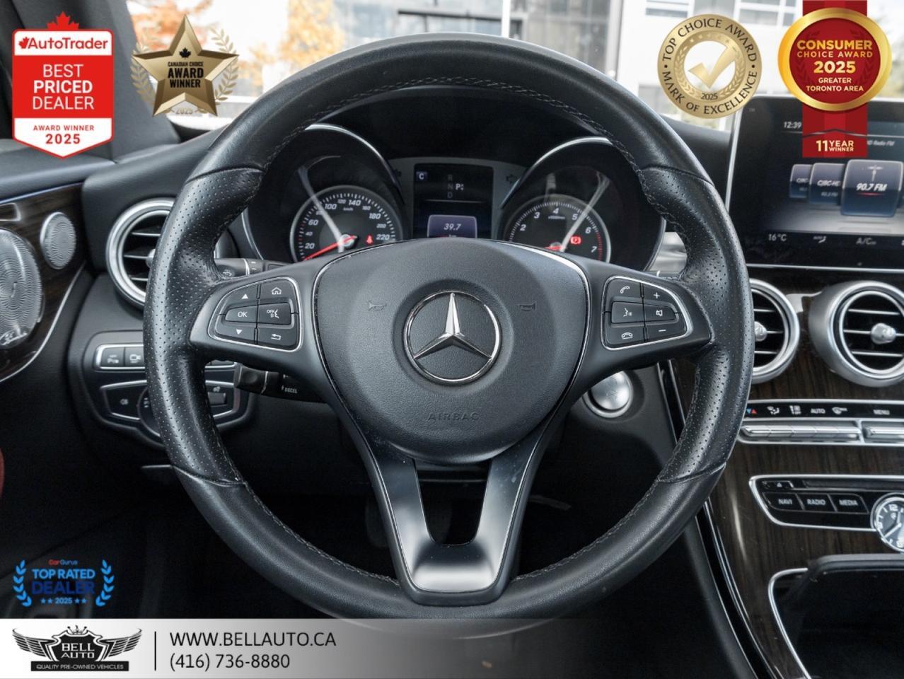 2017 Mercedes-Benz C-Class C 300 | PRM PKG | NAVI | B.CAM | HUD | REDLTHR | BURMESTER Toronto ON