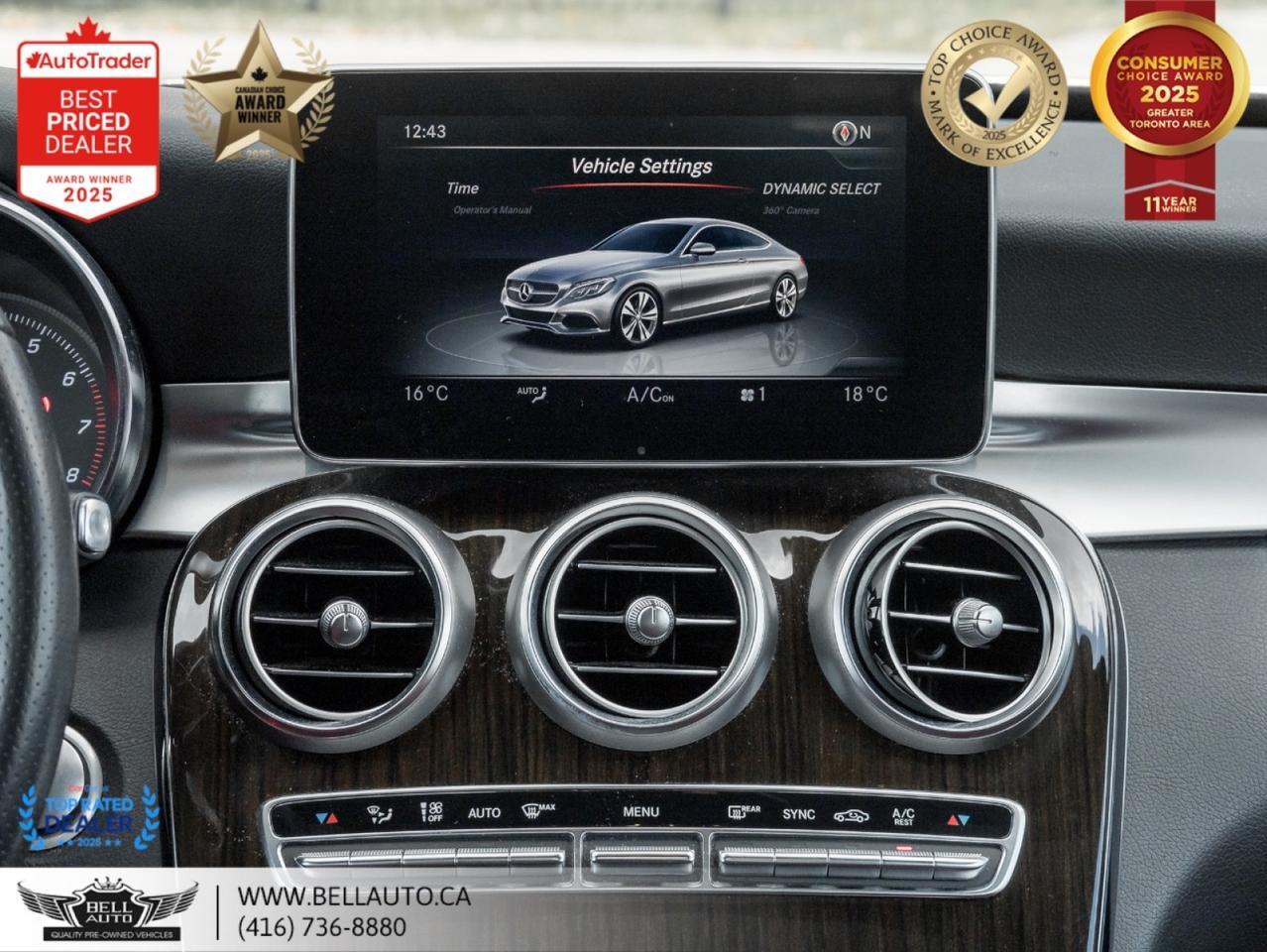 2017 Mercedes-Benz C-Class C 300 | PRM PKG | NAVI | B.CAM | HUD | REDLTHR | BURMESTER Toronto ON